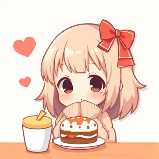 吃货少女 头像
