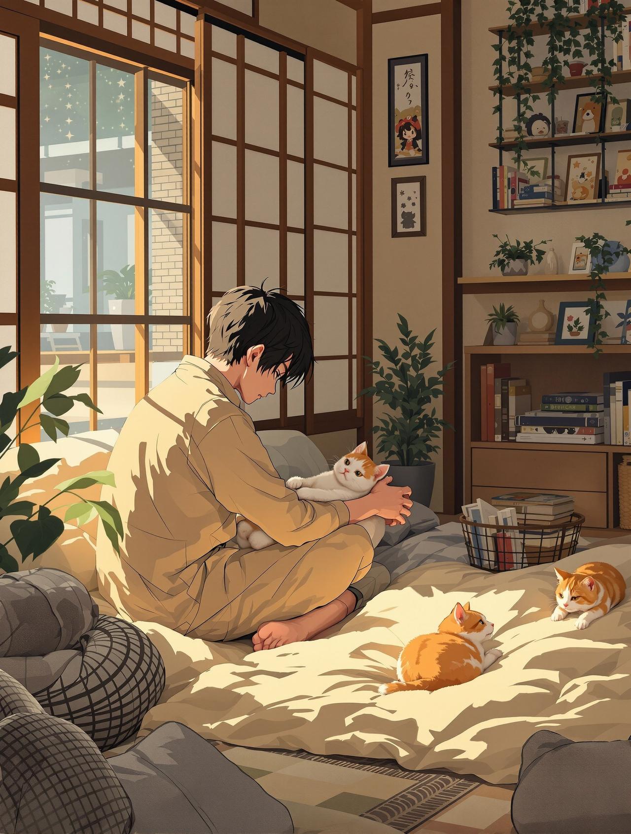 猫与少年 - 漫蛙漫画(网页入口)封面